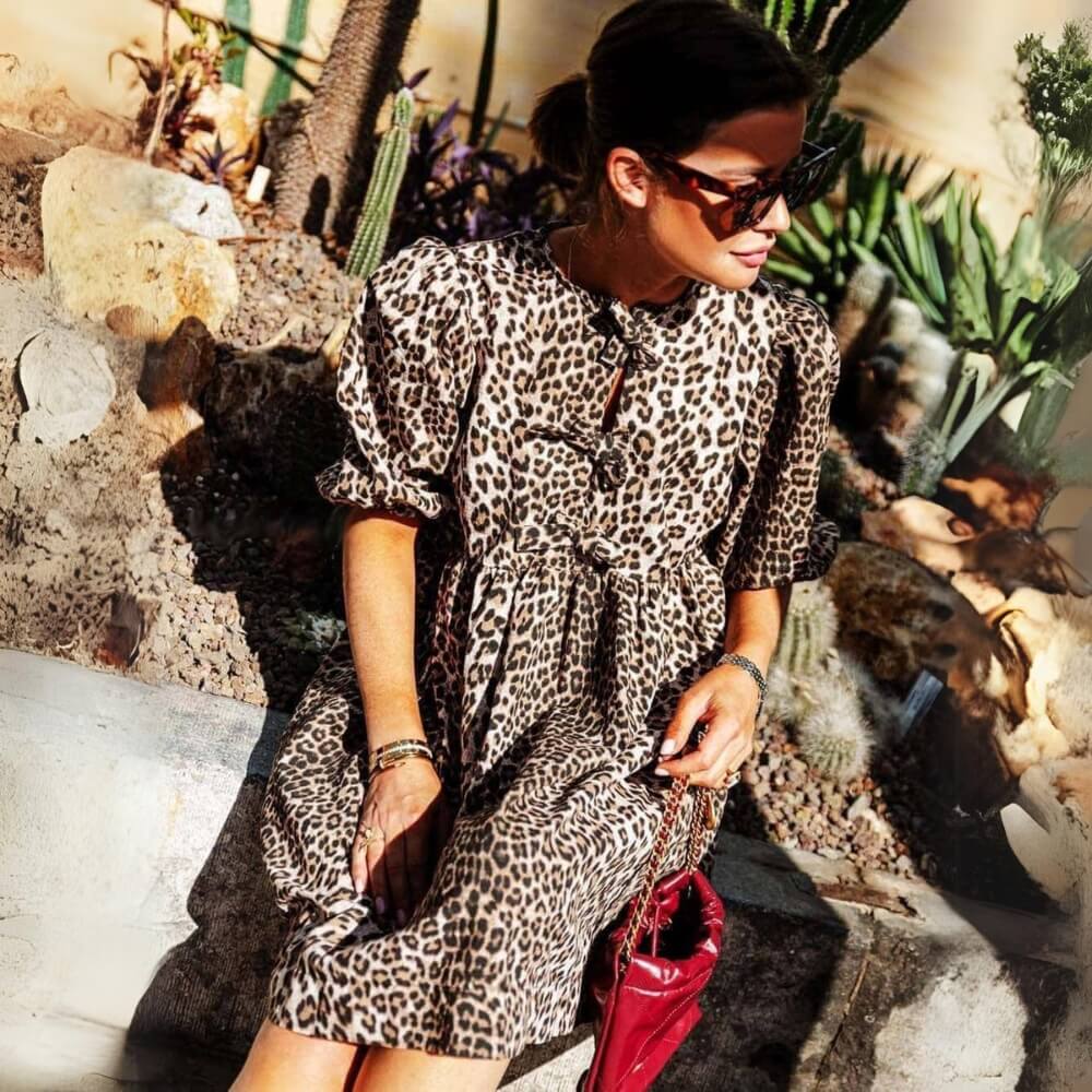 Leona™ - Afslappet Leopardkjole