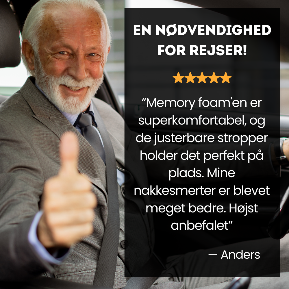 SeatSaver™ Bilhovedstøtte for Ultimativ Komfort og Støtte