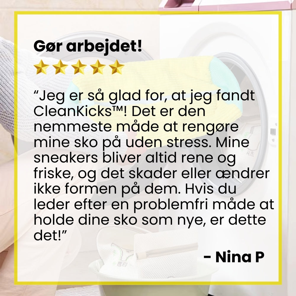 CleanKicks™ - Ultimativ sko-rengøringspose