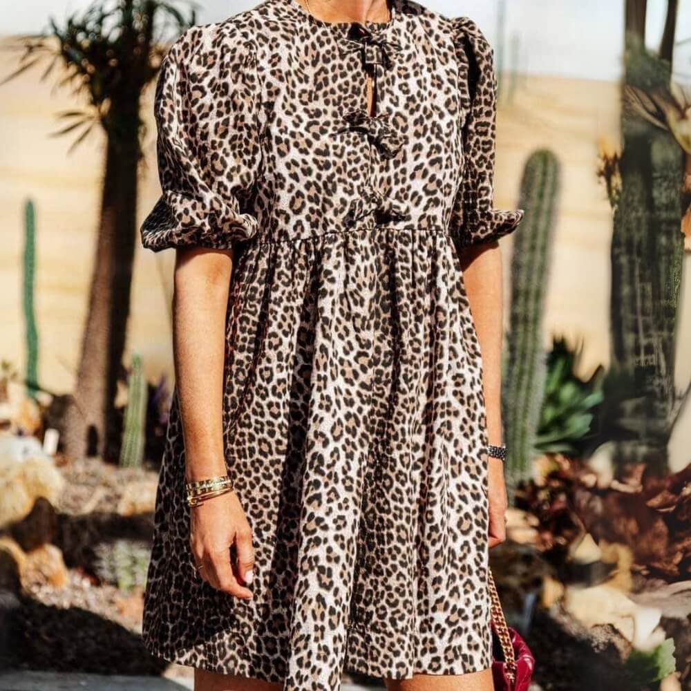 Leona™ - Afslappet Leopardkjole