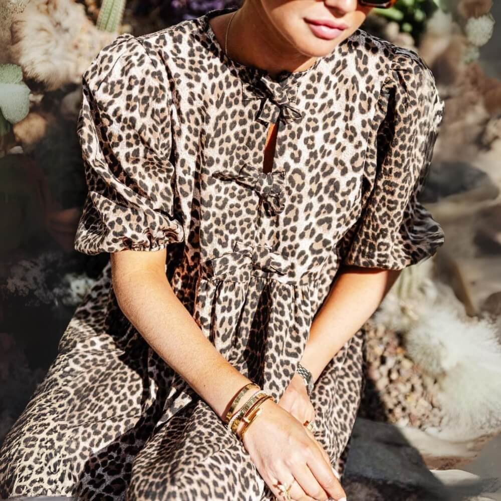 Leona™ - Afslappet Leopardkjole